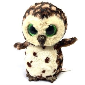 Ty Beanie Boo “ Sammy the Owl” Plush Stuffed Animal Toy.